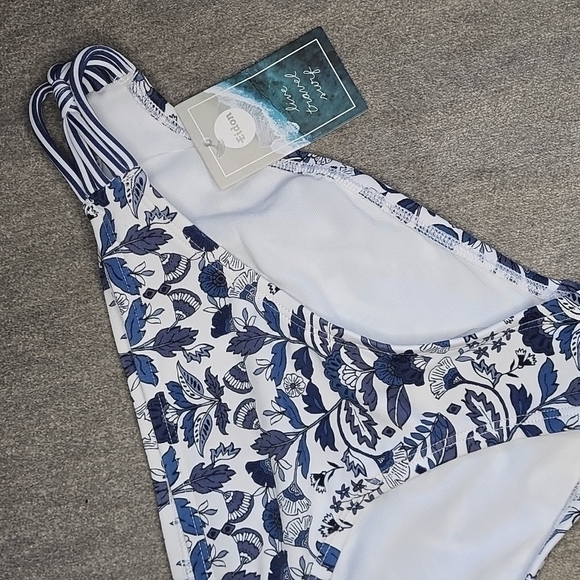 Eidon Surf Blue Lagoon Low Rider Bikini Bottoms - Picture 4 of 10